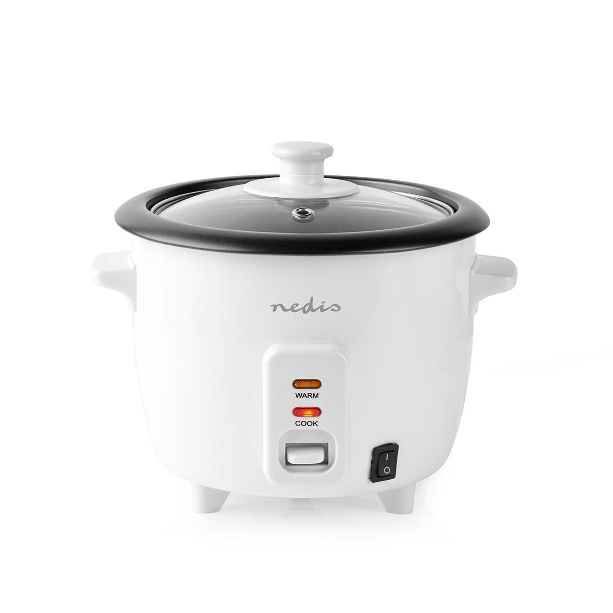 Reiskocher | 0.6 l | 300 W | Aluminium-Dampfer | Antihaft-Beschichtung | Herausnehmbare Schüssel | Automatische Abschaltung Reiskocher | 0.6 l | 300 W | Aluminium-Dampfer | Antihaft-Beschichtung | Herausnehmbare Schüssel | Automatische Abschaltung
