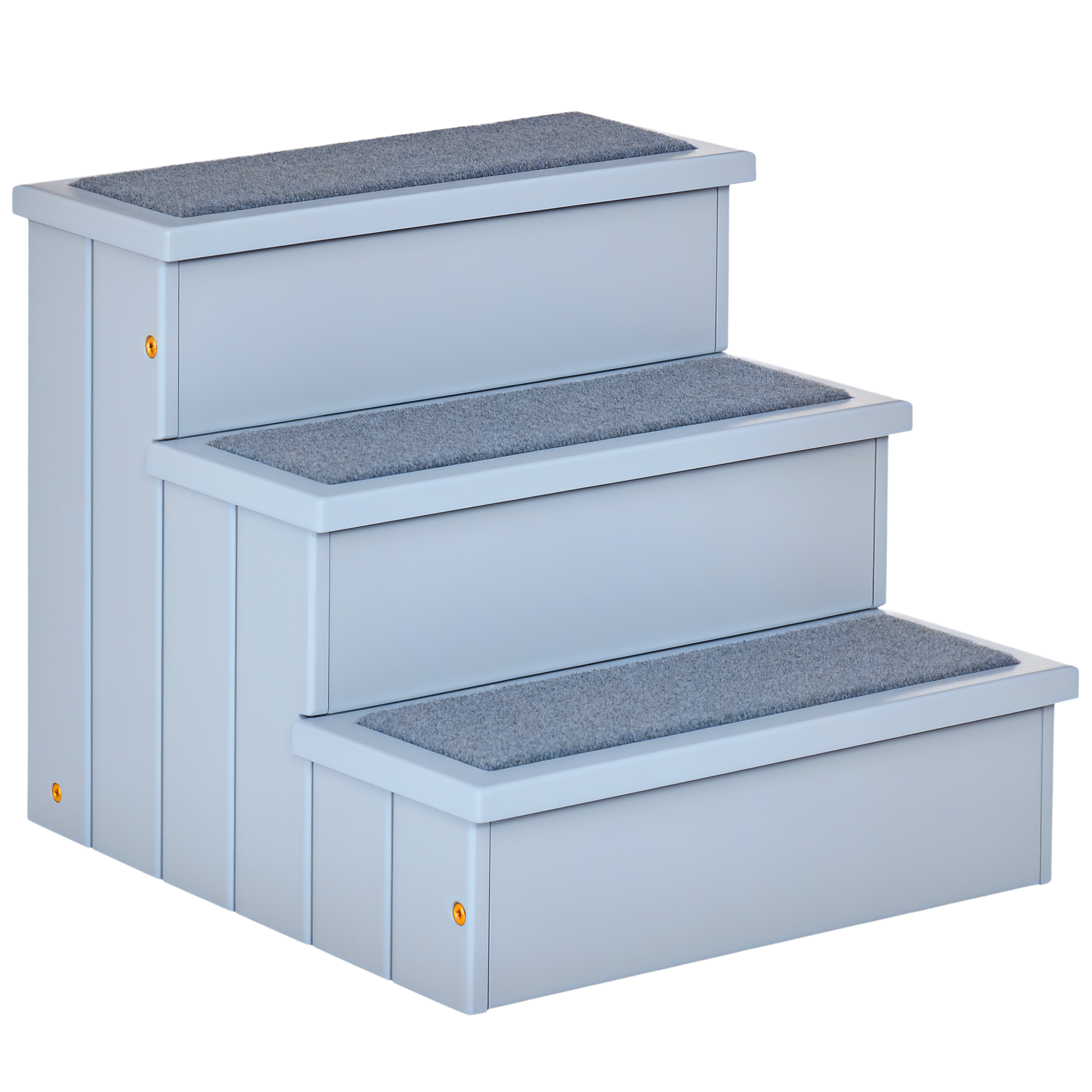 Hundetreppe 3 Stufen 38 cm Hoch Haustiertreppe für kleine bis mittelgroße Hunde Katzentreppe Hunderampe Einstiegshilfe für Bett, Sofa, Couch und Auto Grau Hundetreppe 3 Stufen 38 cm Hoch Haustiertreppe für kleine bis mittelgroße Hunde Katzentreppe Hunderampe Einstiegshilfe für Bett, Sofa, Couch und Auto Grau