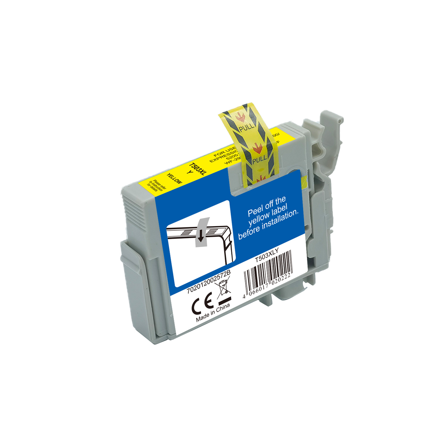 T503XLY alternativ Tinte gelb für Epson / C13T09R44010 / 10,2ml / 470 Seiten T503XLY alternativ Tinte gelb für Epson / C13T09R44010 / 10,2ml / 470 Seiten