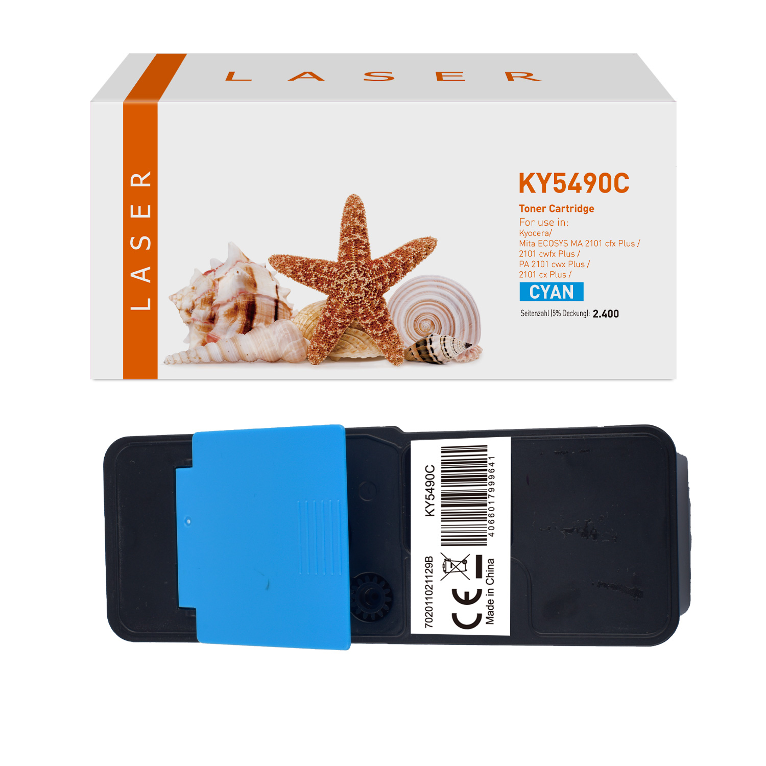 TK5490C alternativ Toner Cyan für Kyocera / TK5490 / 2.400 Seiten TK5490C alternativ Toner Cyan für Kyocera / TK5490 / 2.400 Seiten