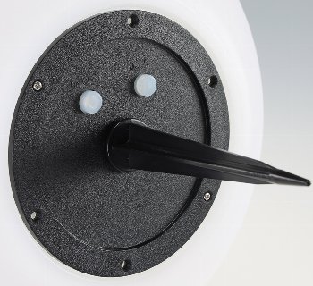 LED Solar Kugelleuchte 25cm Ø "SK25 W", IP44, Warmweiß / 3000K