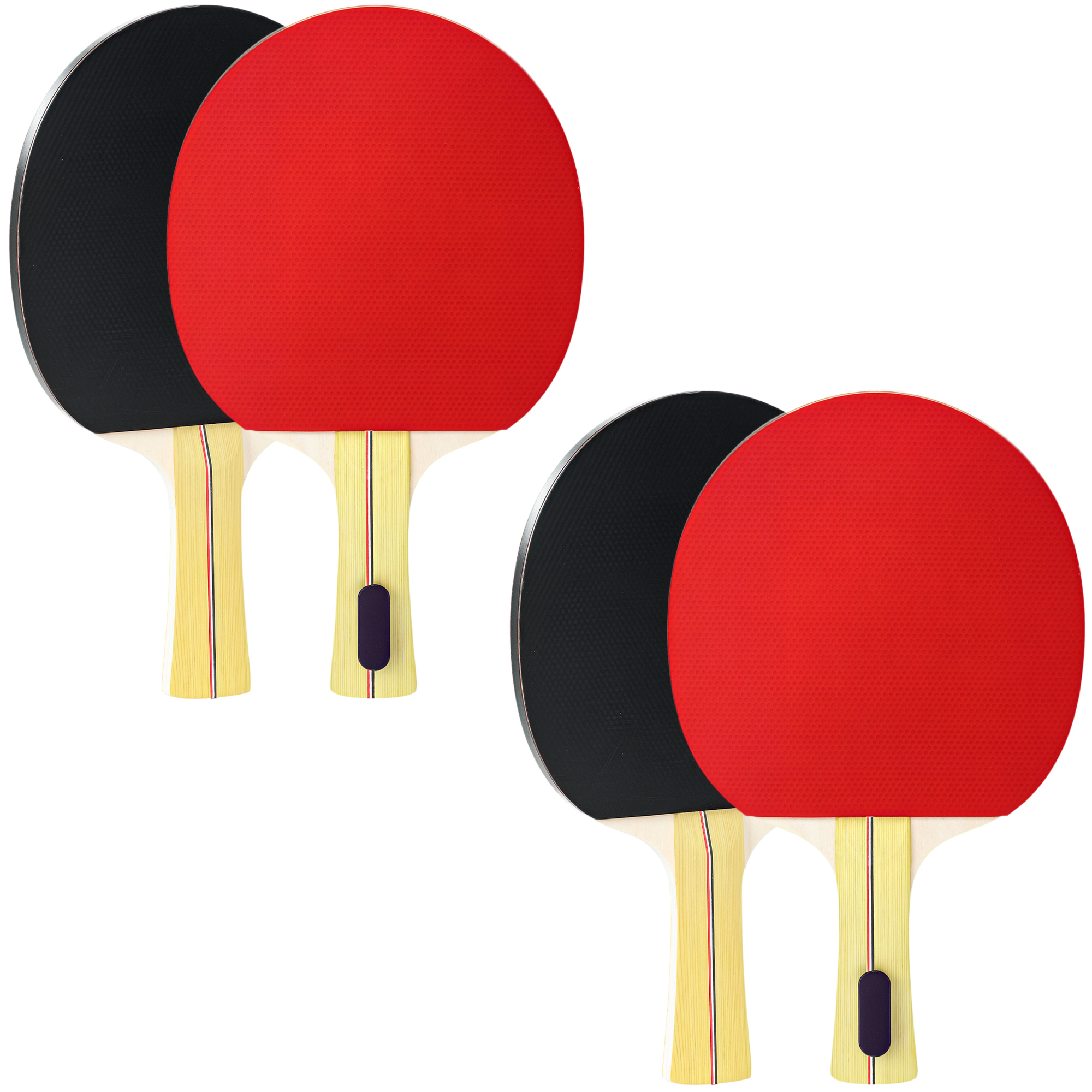 Tischtennisschläger Tischtennis Set mit 4 Tischtennisschlägern, 8 Tischtennisbällen Tragetasche Für Drinnen & Draußen Tischtennisschläger Tischtennis Set mit 4 Tischtennisschlägern, 8 Tischtennisbällen Tragetasche Für Drinnen & Draußen