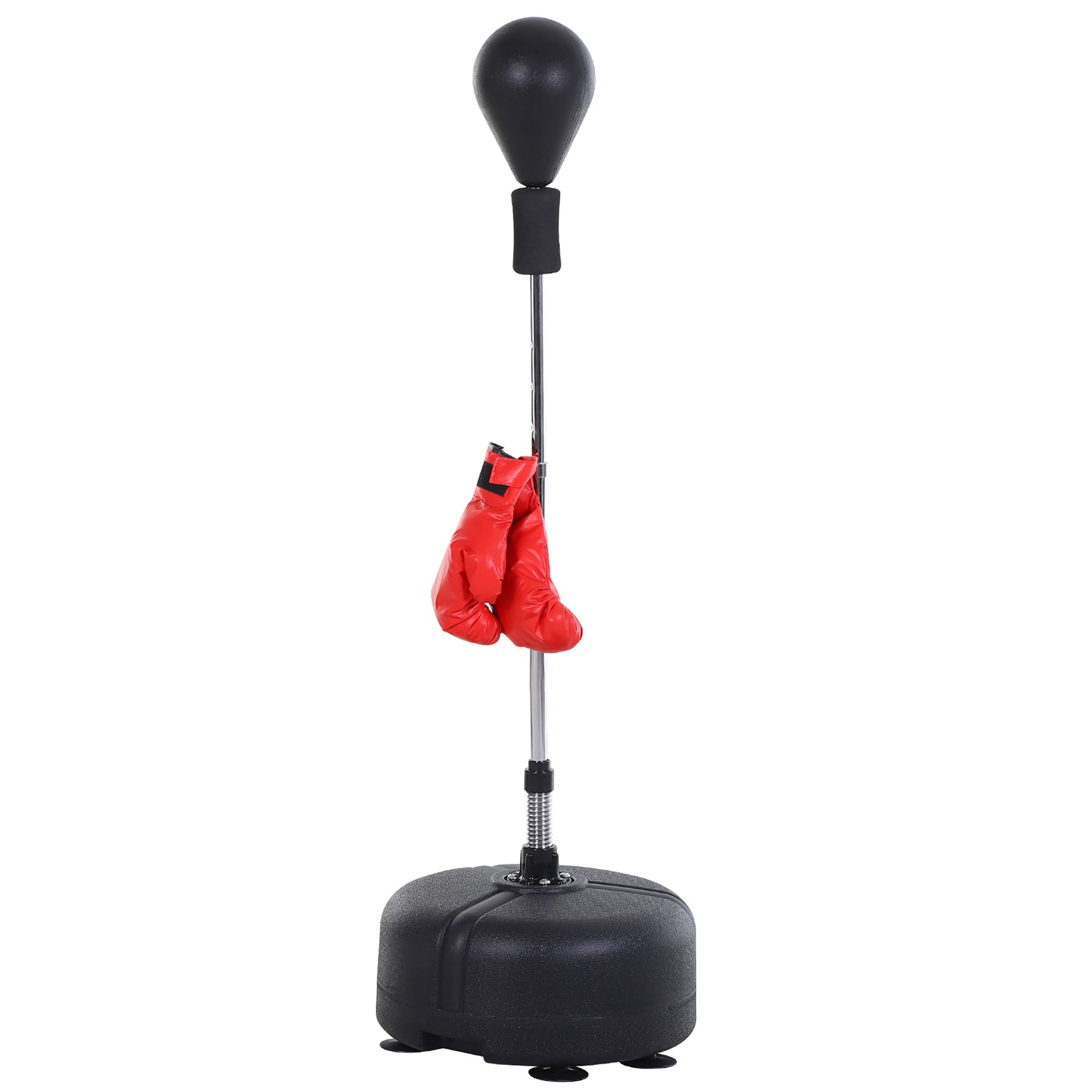 Punchingball Set Standbox Training Set 136-154 cm höhenverstellbar mit 1 paar Handschuhe Geeignet für Profis und Anfänger Schwarz Punchingball Set Standbox Training Set 136-154 cm höhenverstellbar mit 1 paar Handschuhe Geeignet für Profis und Anfänger Schwarz