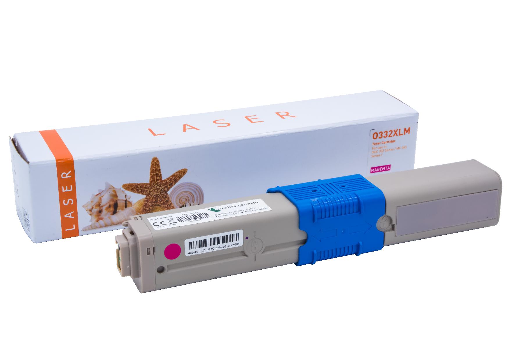 C332XLM alternativ Toner magenta für Oki / 46508710 / 3.000 Seiten C332XLM alternativ Toner magenta für Oki / 46508710 / 3.000 Seiten