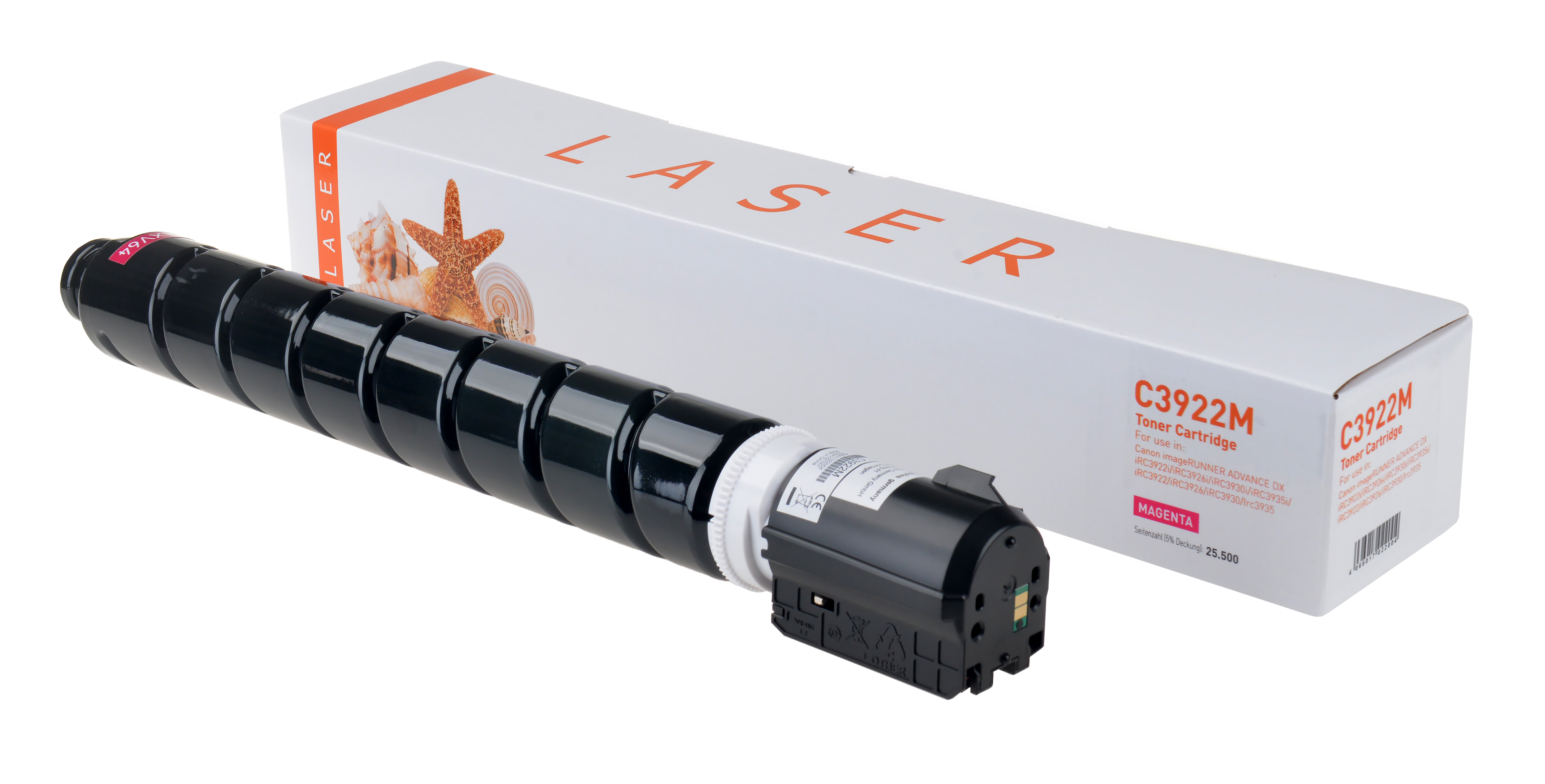 C3922M / CEXV64 alternativ Toner magenta für Canon  / 5755C002 / 25.500 Seiten