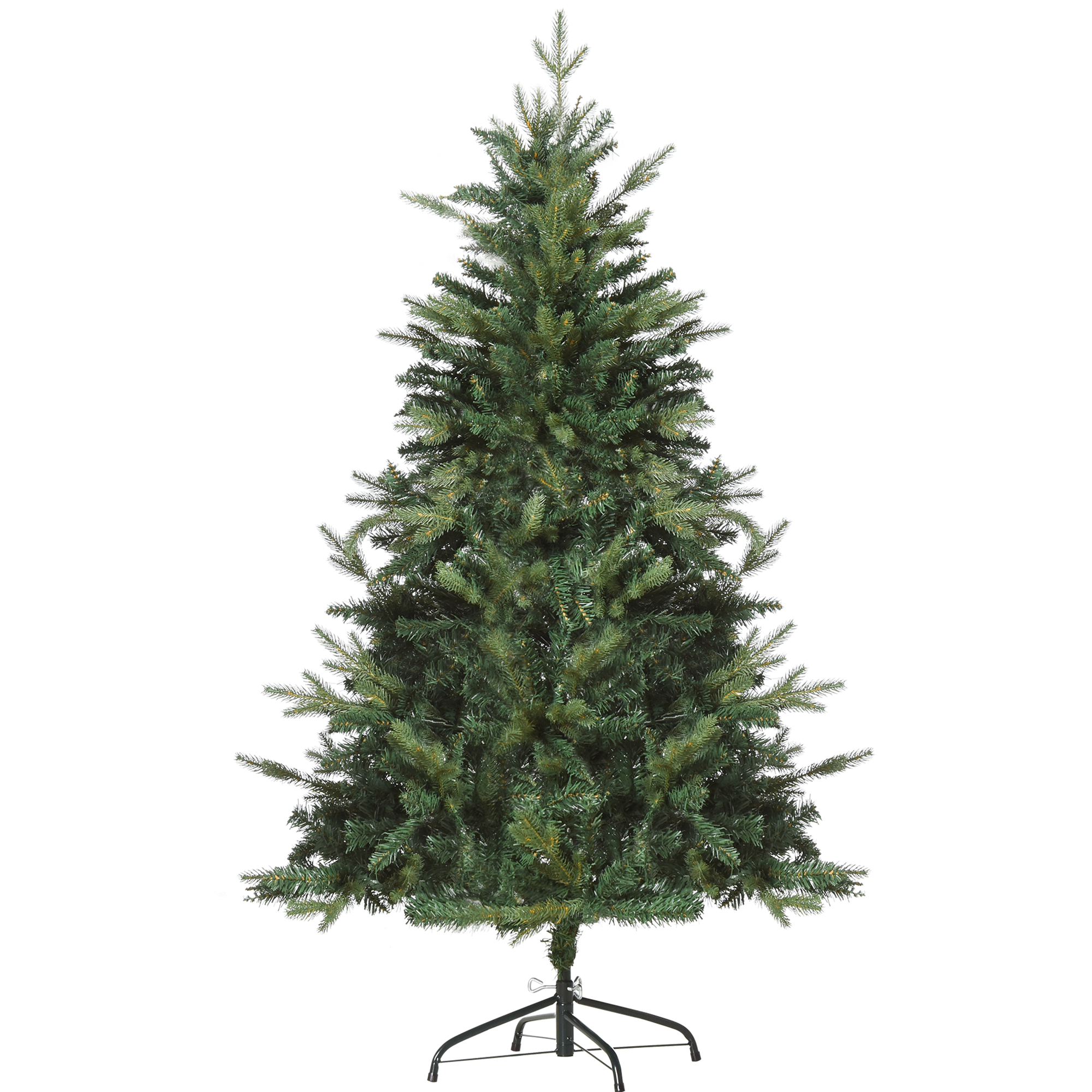 künstlicher Weihnachtsbaum 150 cm künstlich Tannenbaum mit 946 Spitzen Christbaum Weihnachtsdeko inkl. Metallständer für drinnen