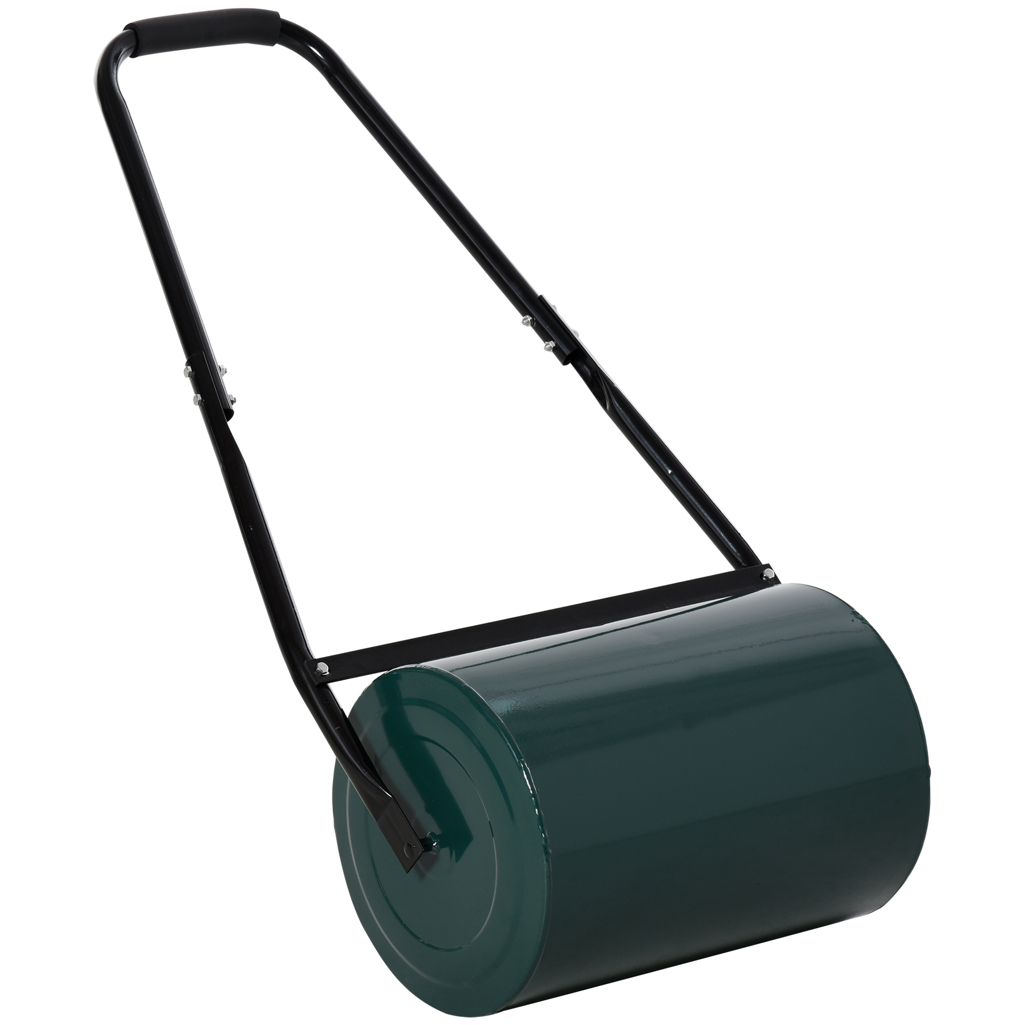 Rasenwalze Gartenrolle Gartenwalze mit U-Griff 31 cm Durchmesser 30 cm Arbeitsbreit 40 L Wasser-/Sandfüllunge Metall Grün Rasenwalze Gartenrolle Gartenwalze mit U-Griff 31 cm Durchmesser 30 cm Arbeitsbreit 40 L Wasser-/Sandfüllunge Metall Grün