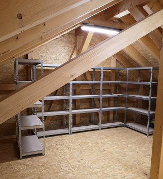 Wand- & Deckenleuchte "HP-25" IP65, 60cm, 24W, 4000k, neutralweiß, 2650 Lumen