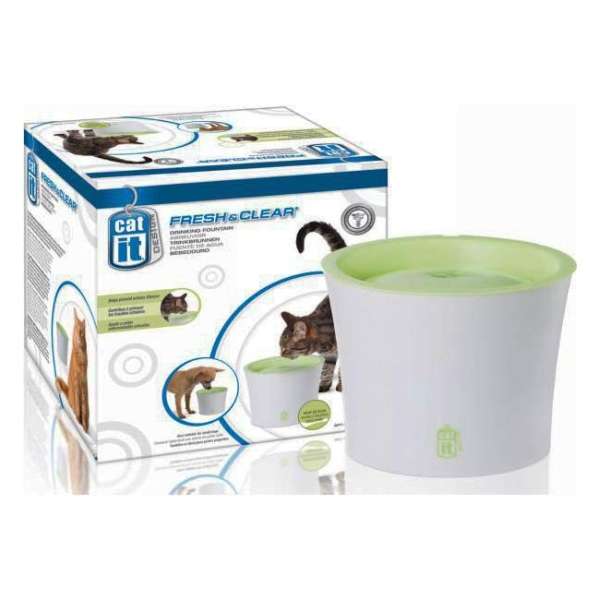CATIT Fresh+Clear Trinkbrunnen 3L - Lindgrün CATIT Fresh+Clear Trinkbrunnen 3L - Lindgrün