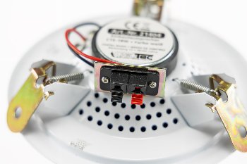 Einbaulautsprecher "CTE-18w", weiß / Ø 179mm, 80 Watt, 8 Ohm