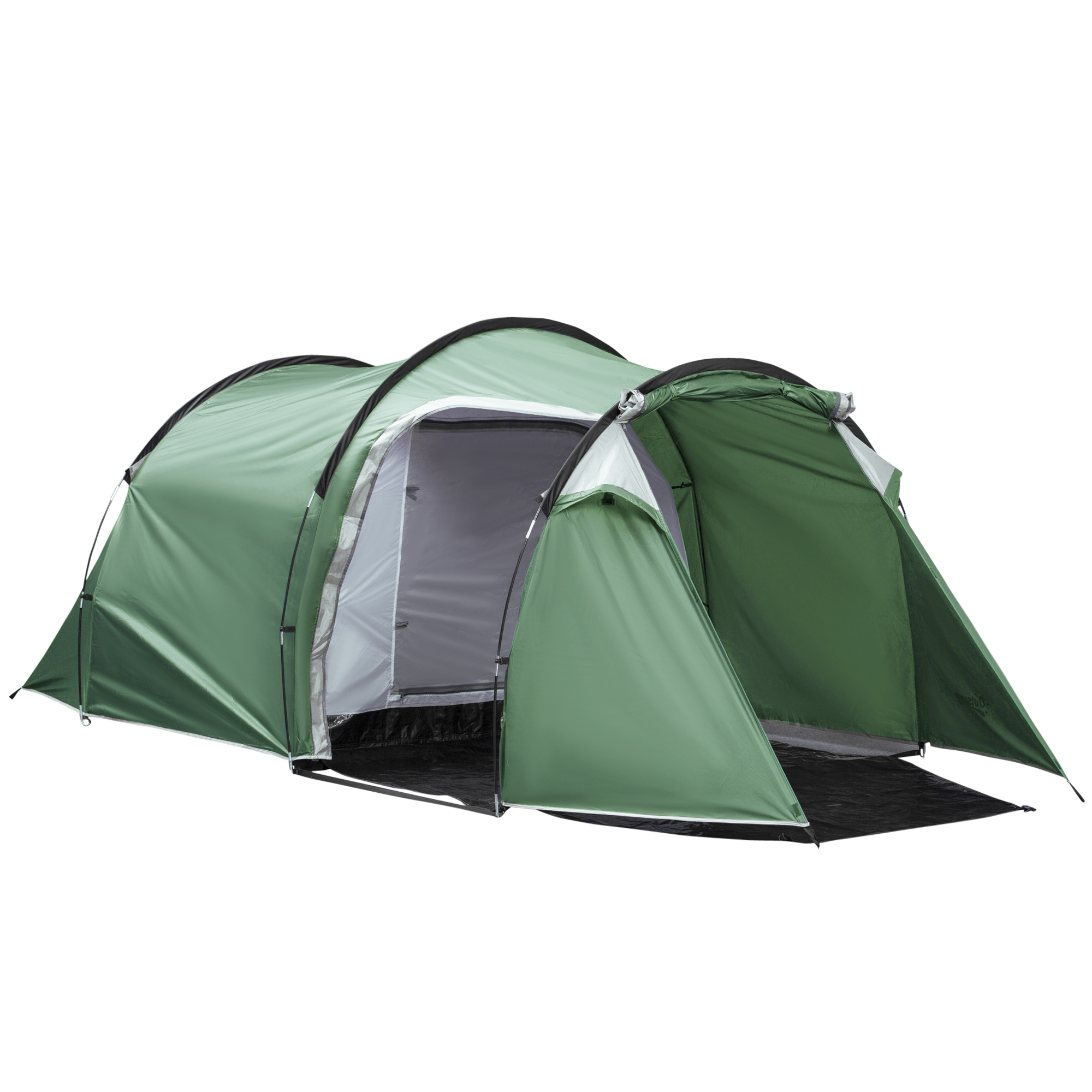 Campingzelt für 2-3 Personen stabil wasserdicht Familienzelt mit Seitentür Fenster Packtasche, Zelt mit 2000mm Wassersäule Tunnelzelt Kuppelzelt für Camping Reise Trekking Garten, Dunkelgrün Campingzelt für 2-3 Personen stabil wasserdicht Familienzelt mit Seitentür Fenster Packtasche, Zelt mit 2000mm Wassersäule Tunnelzelt Kuppelzelt für Camping Reise Trekking Garten, Dunkelgrün