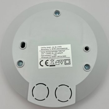 Decken-Bewegungsmelder "CBM-Flat" 360° / LED geeignet, 6m Detektion, 2000W, weiß