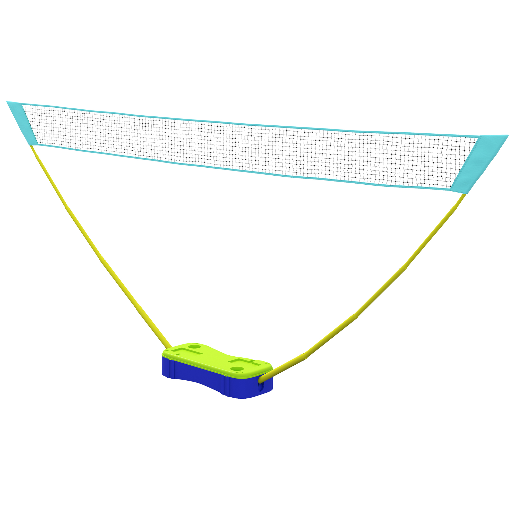 Badminton-Netz-Set Volleyball-Netz-Set, 3-teiliges Set, 400 cm x 22,4 cm x 155 cm, Schwarz + Blau + Grün Badminton-Netz-Set Volleyball-Netz-Set, 3-teiliges Set, 400 cm x 22,4 cm x 155 cm, Schwarz + Blau + Grün