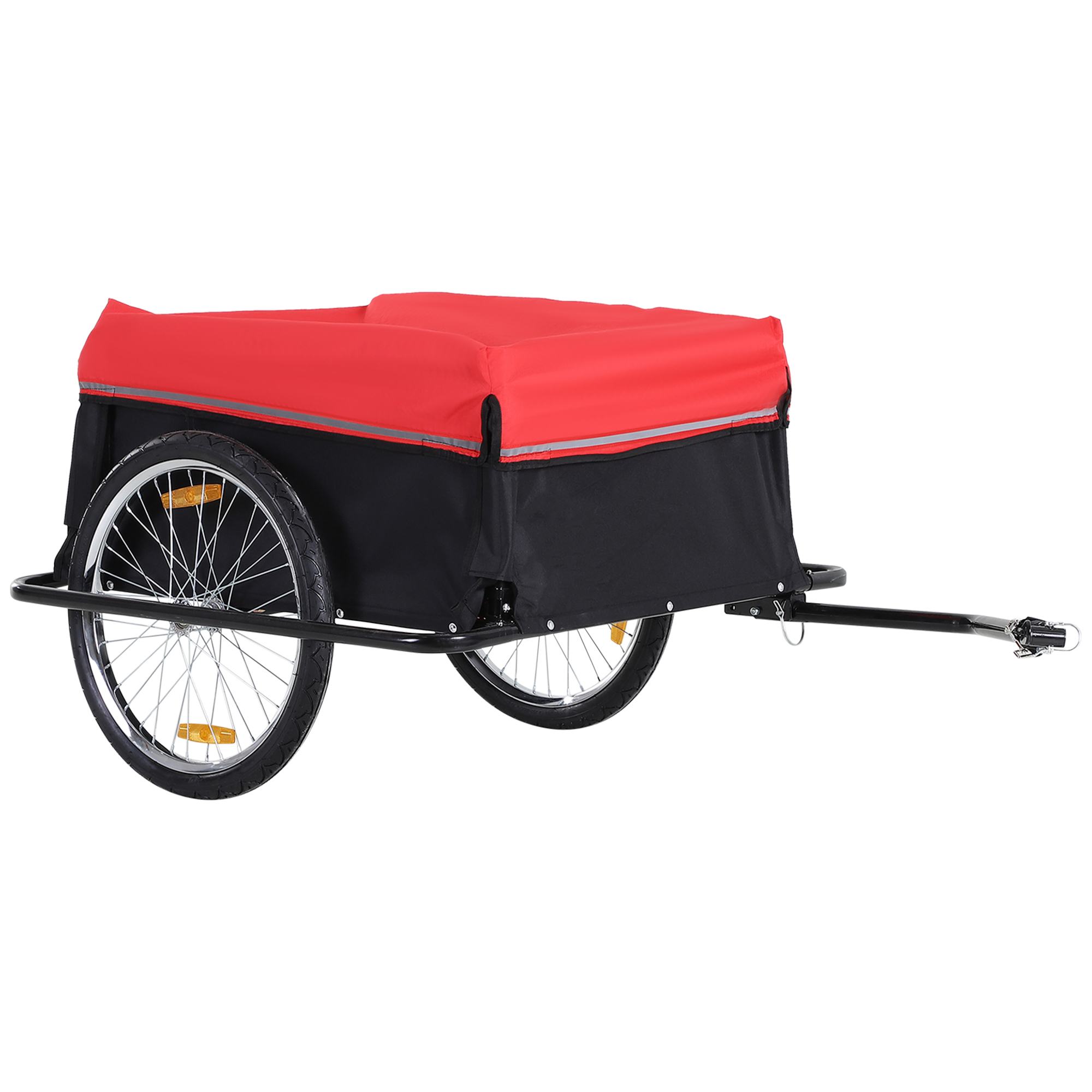 Fahrradanhänger Klappbar Lastenanhänger mit Kupplung,Transportwagen bis 40 kg belastbar, Transportanhänger Anhänger für Fahrrad Handwagen 140 x 88 x 60 cm Fahrradanhänger Klappbar Lastenanhänger mit Kupplung,Transportwagen bis 40 kg belastbar, Transportanhänger Anhänger für Fahrrad Handwagen 140 x 88 x 60 cm