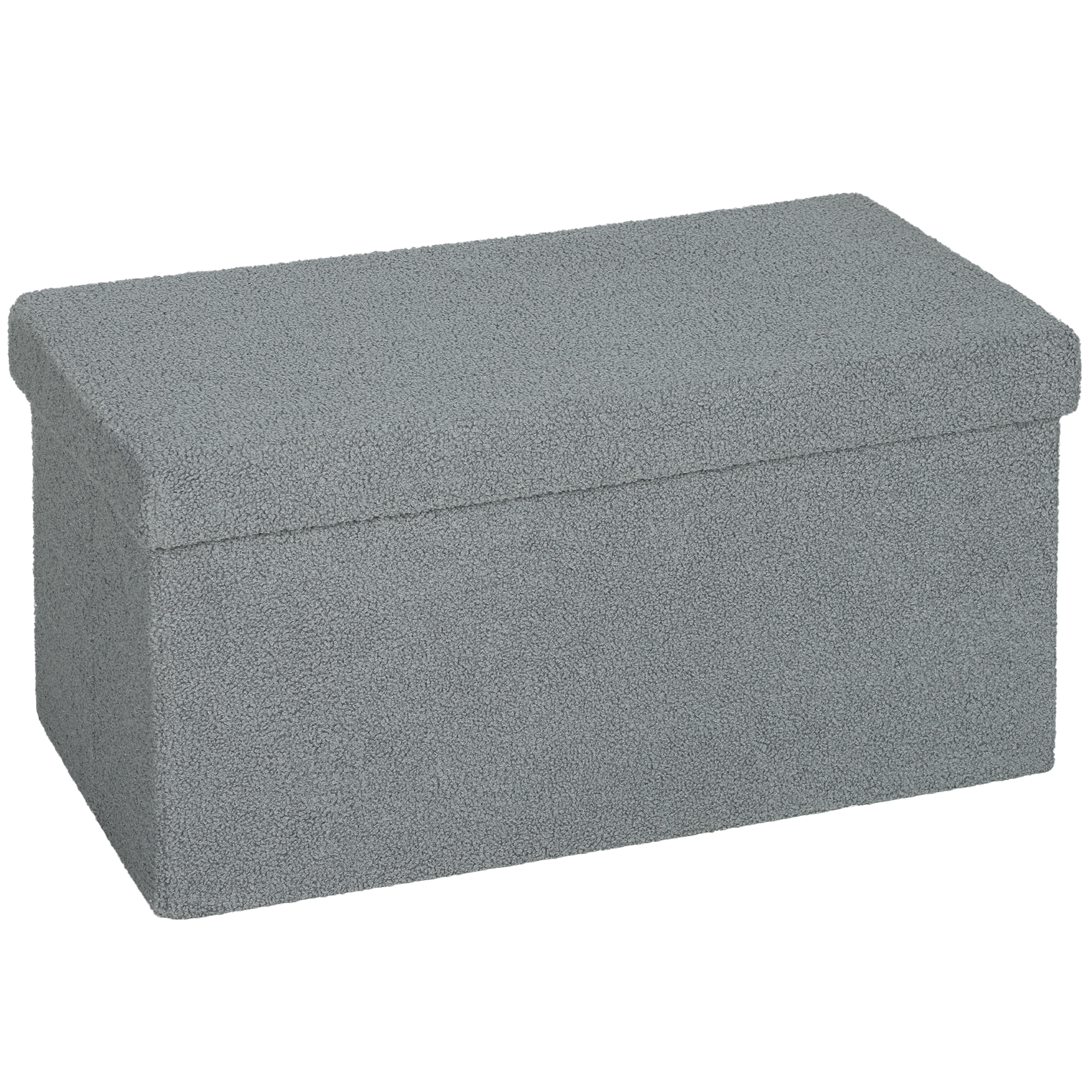 Aufbewahrungshocker, Polsterbank mit Stauraum und Deckel für Wohnzimmer, Schlafzimmer, Flur, Dunkelgrau Aufbewahrungshocker, Polsterbank mit Stauraum und Deckel für Wohnzimmer, Schlafzimmer, Flur, Dunkelgrau