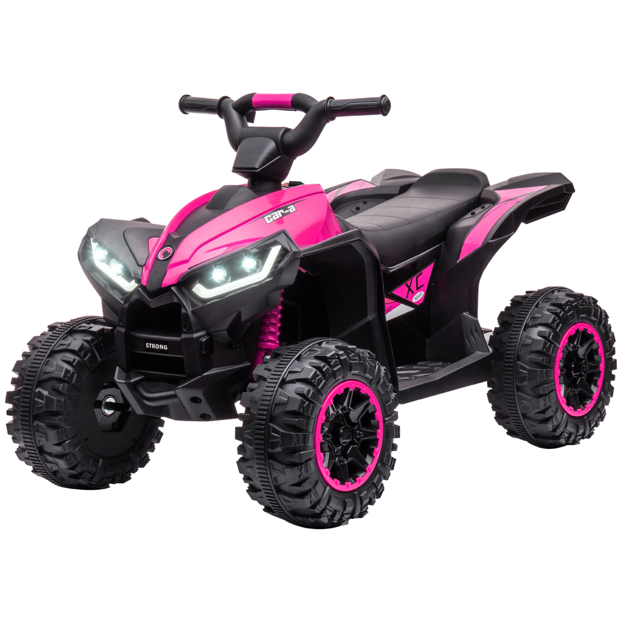 Kinderquad, 3-6 km/h, Licht/Musik, für 3-5 Jahre, bis 25kg, Rosa/Schwarz Kinderquad, 3-6 km/h, Licht/Musik, für 3-5 Jahre, bis 25kg, Rosa/Schwarz