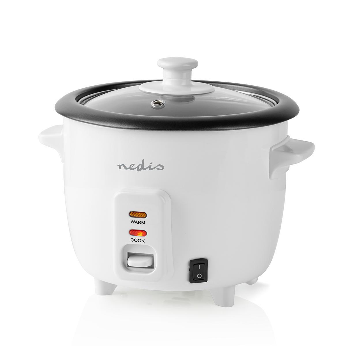Reiskocher | 0.6 l | 300 W | Aluminium-Dampfer | Antihaft-Beschichtung | Herausnehmbare Schüssel | Automatische Abschaltung