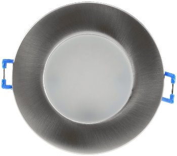 LED-Einbauleuchte "Flat-30 FR-R" 3000K, Ø85x30mm, 5W, 590lm, IP44, rund, poliert