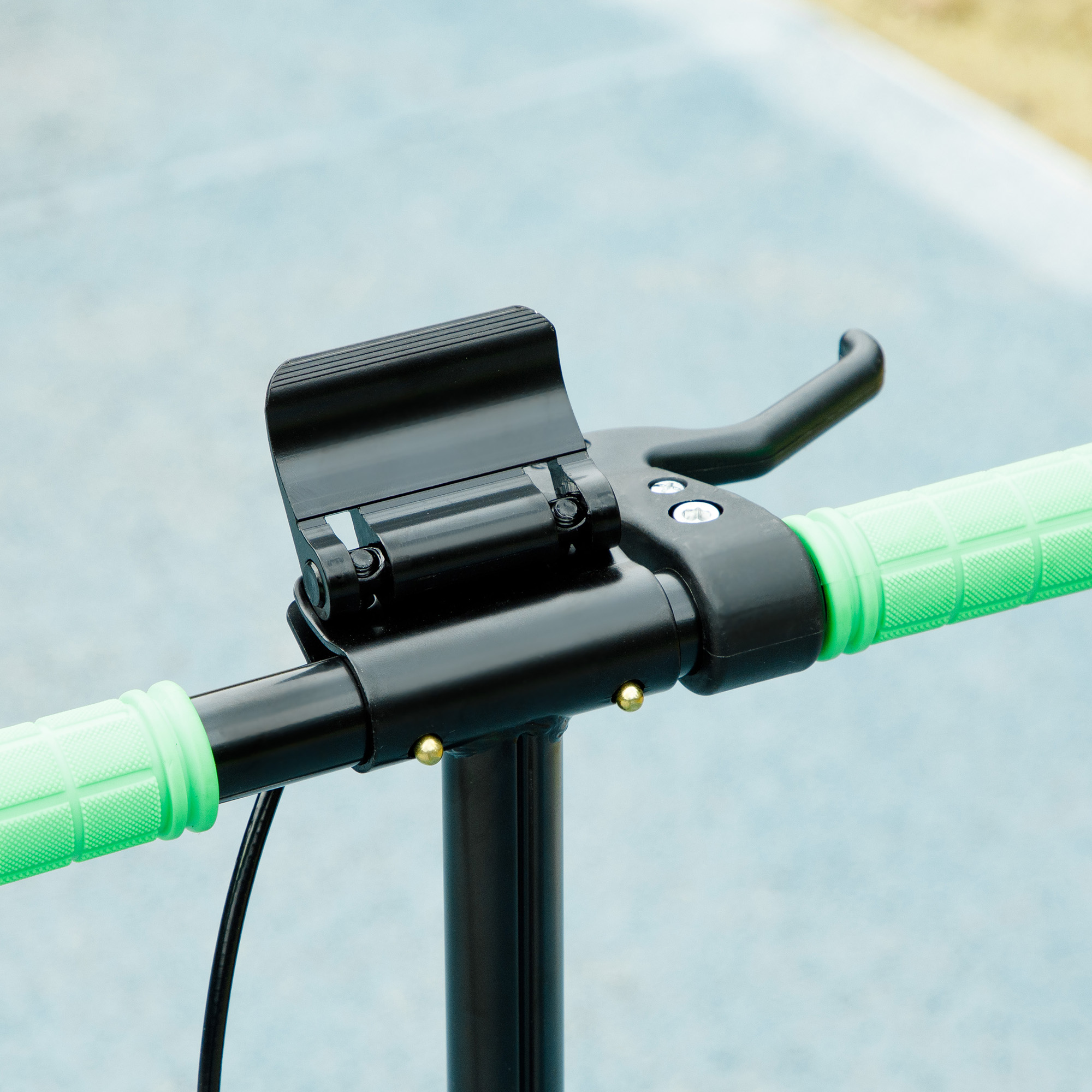 Kinderroller, Doppelte Bremsen, Metallrahmen, Fußstütze, faltbar, 3-8 Jahre, Grün