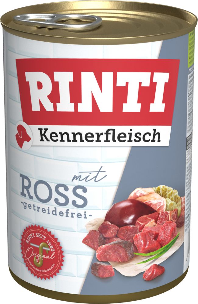 Rinti Kennerfleisch mit Ross - 400 g Rinti Kennerfleisch mit Ross - 400 g