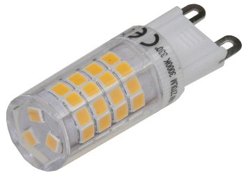 LED Stiftsockel G9, 4W, 330lm, 3000k, 240°, 230V, warmweiß