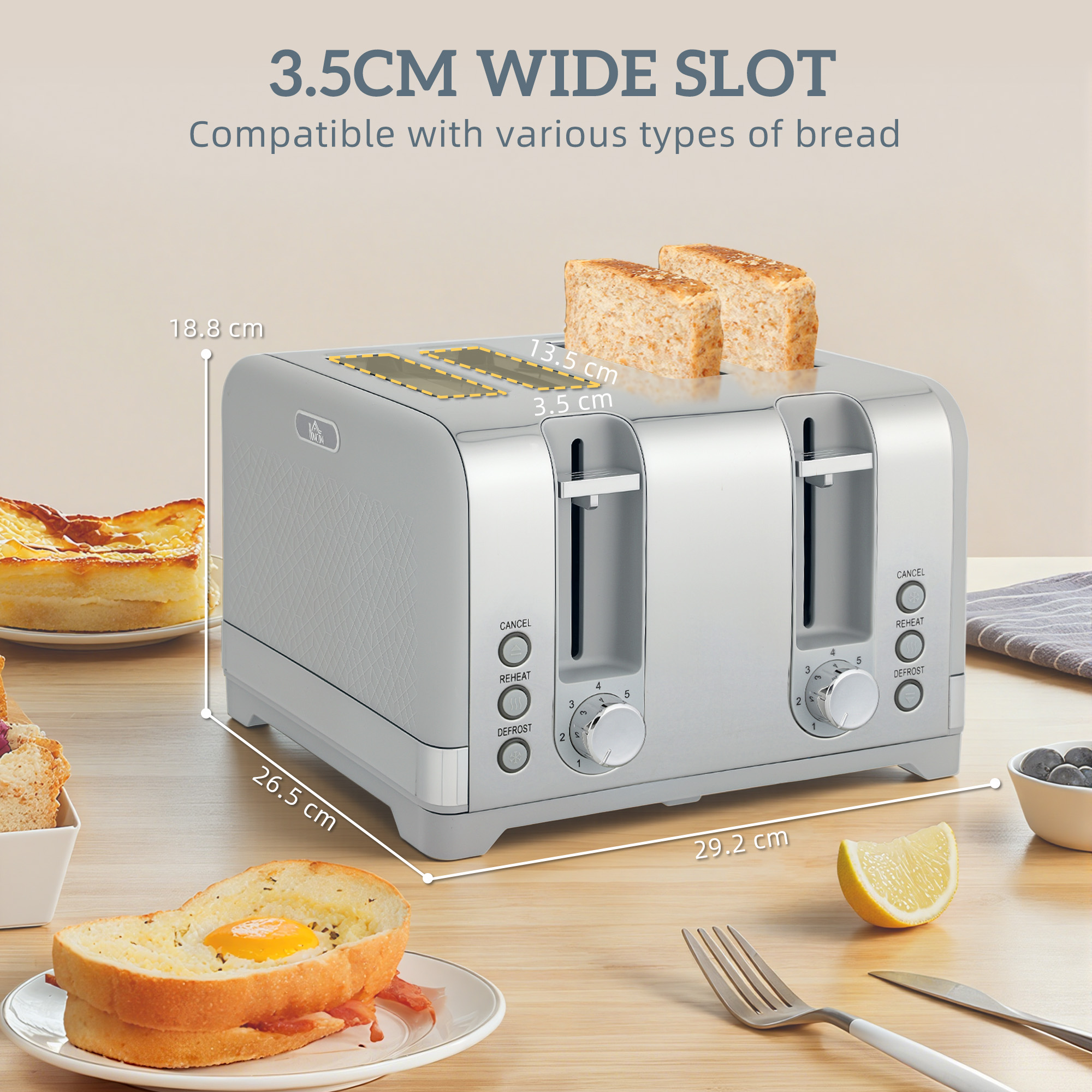 Wasserkocher- und Toaster-Set, 1,7L 2200W Schnellkoch-Wasserkocher mit Thermostat