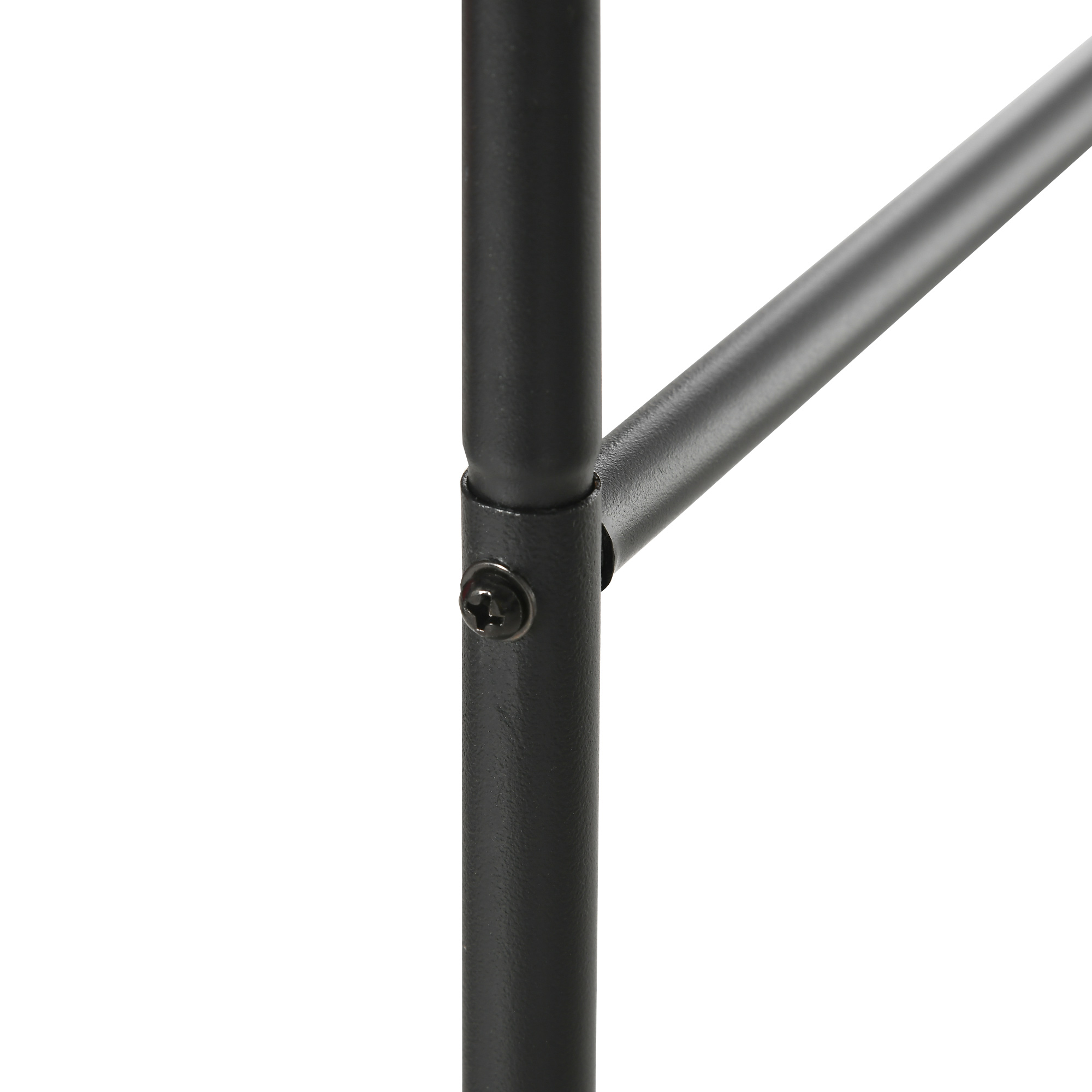 Gartenbogen, Rosenbogen, Rankbogen, Rosenspalier Metall, schwarz, 1,40 x 0,40 x 2,40 m