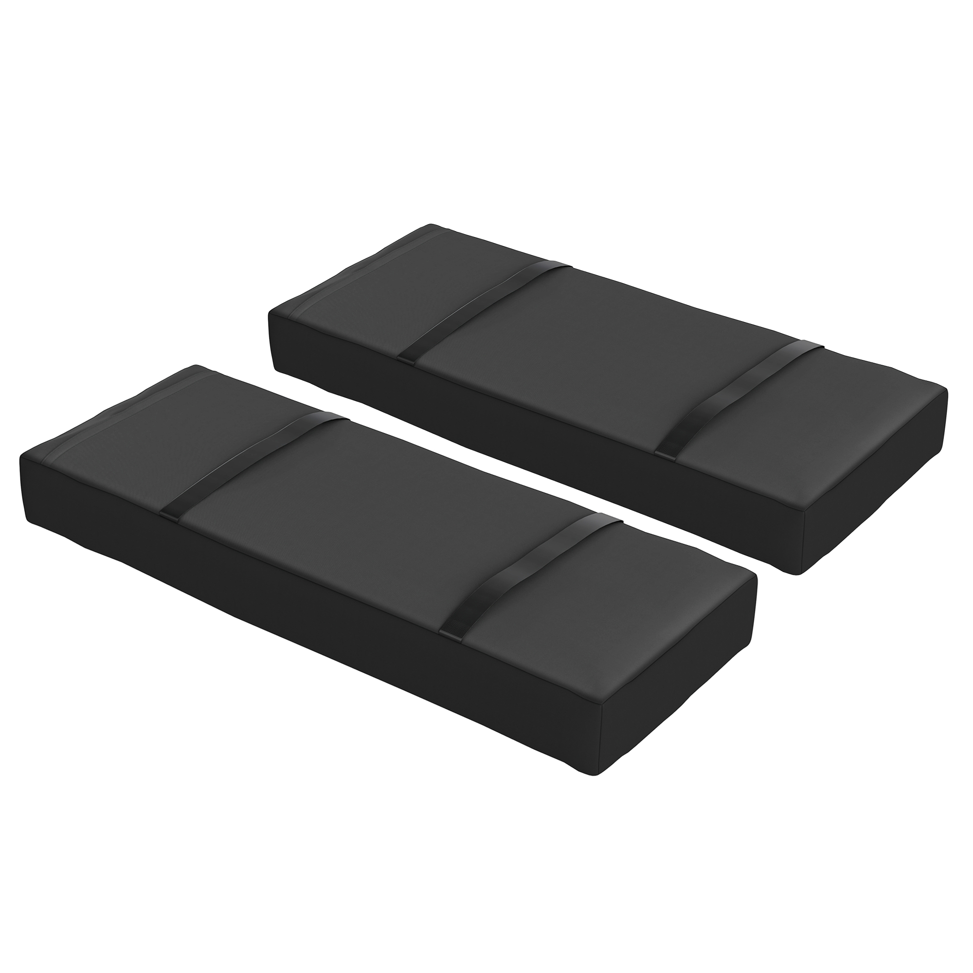 2er Set Sandsäcke für Sonnenschirm auffüllbare bis 25 kg Sandsack für Schirmständer 600D Oxford Schwarz