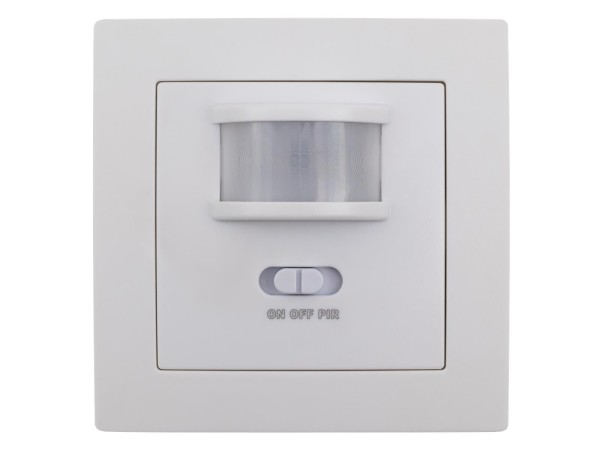 Unterputz IR Bewegungsmelder McPower ''Flair'' 160°, 750W, LED geeignet, weiß