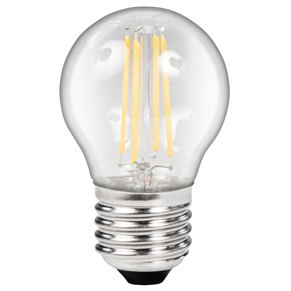 LED Filament Tropfenlampe McShine ''Filed'', E27, 4W, 490lm, warmweiß, klar