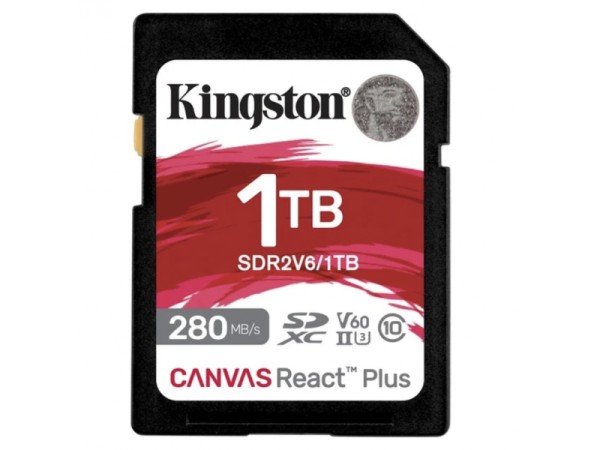 Kingston 1TB Canvas React Plus SDXC SDR2V6/1TB