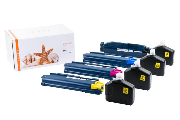 TK5290KIT alternativ Toner Rainbowkit Kyoce / TK5290 / BK17.000 / CMY13.000 Seiten