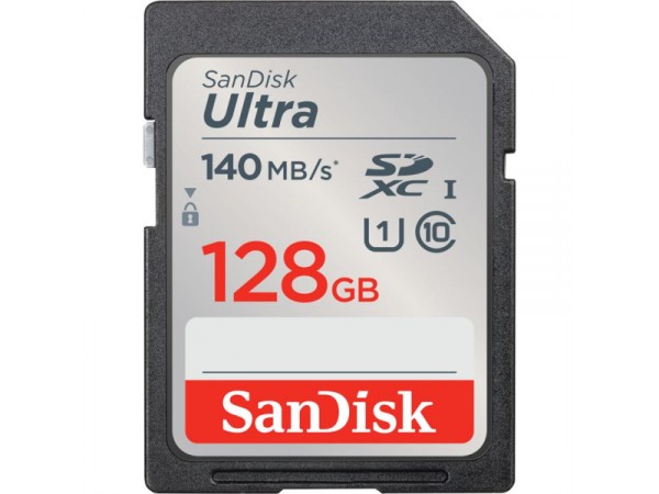 SanDisk Ultra 128 GB SDXC 140MB/s Extended Capacity SD SDSDUNB-128G-GN6IN