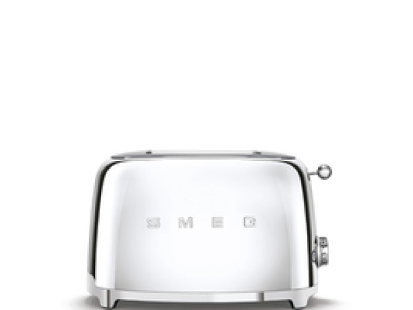 Smeg 2 Schlitze Toaster 50\'s Style Stainless Steel TSF01SSEU