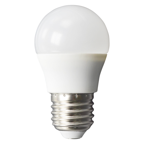 LED Tropfenlampe McShine, E27, 6W, 480lm, 160°, 3000K, warmweiß, Ø45x78mm