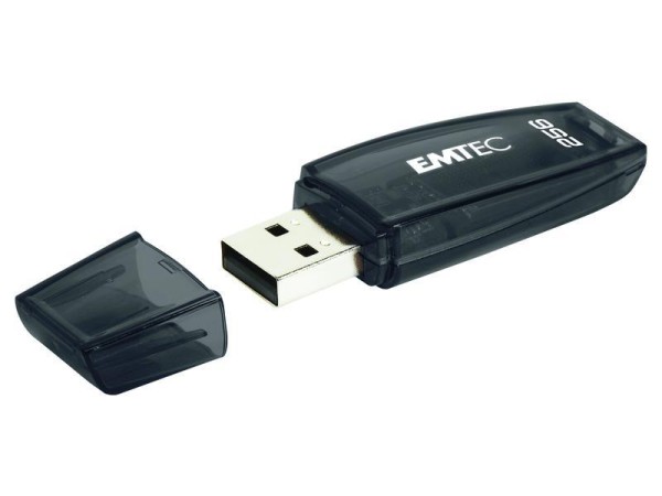 USB FlashDrive 256GB EMTEC C410 - USB3.2 (Schwarz)