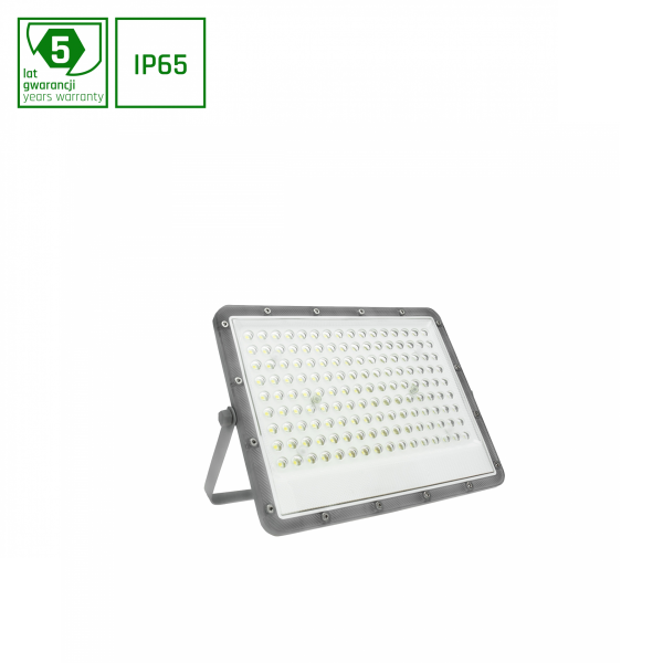 LED Außenstrahler ''Noctis Max'', 100W, 8600lm, 6500K, 230V, tageslichtweiß, grau