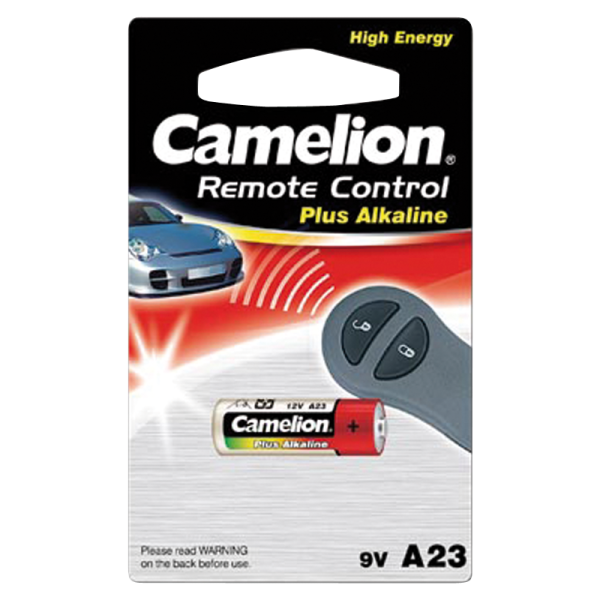 Batterie CAMELION A23, 12V, 28x10mm, Alkaline, 1er-Blister