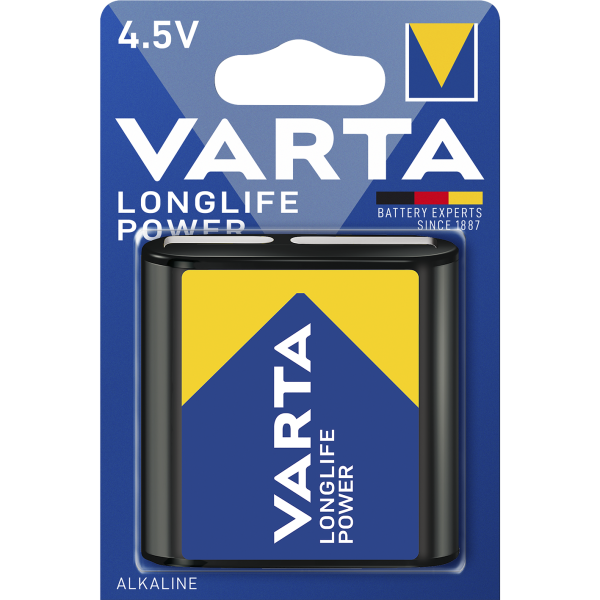 Block Batterie VARTA ''Longlife Power'' Alkaline, 3LR12, 4,5V