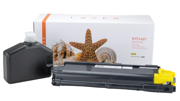 TK5140Y alternativ Toner yellow Kyocera / TK5140Y / 5.000 Seiten