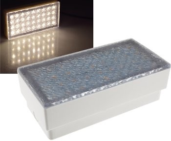 LED Pflasterstein "BRIKX 20" warmweiß - 20x10x7cm, 3W, 220lm, IP67, 230V