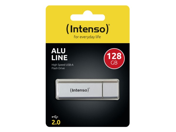 Intenso Alu Line USB Flash 128GB 2.0 Silber 3521496