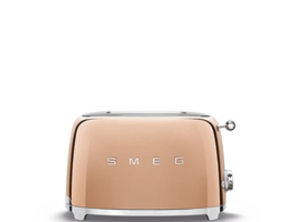 Smeg Toaster 2 Schlitze 50\'s Style Rose Gold TSF01RGEU