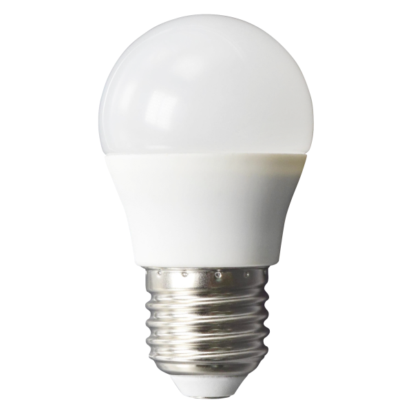 LED Tropfenlampe McShine, E27, 4W, 320lm, 160°, 4000K, neutralweiß, Ø45x78mm