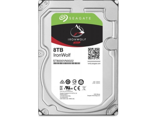 Seagate 8TB IronWolf 7200RPM 256MB ST8000VN004