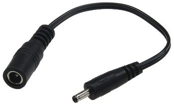 Stecker-Adapterkabel 10cm lang - 3,5mm Stecker auf 5,5/2,1mm Buchse