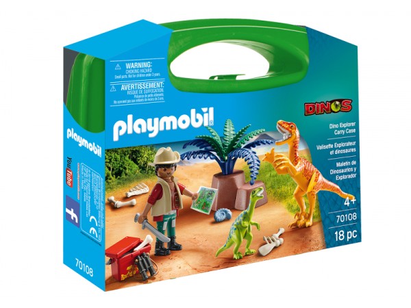 Playmobil Dinos - Dinosaurier & Forscher Aktentasche (70108)