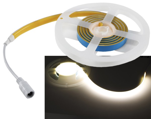 LED-Stripe "CLS-COB" 5m, neutralweiß / 12V, 48W, 5165 Lumen