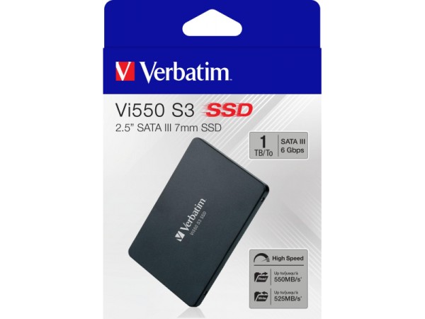 Verbatim SSD 1TB, SATA-III, 6.35cm (2.5\'\') - Retail