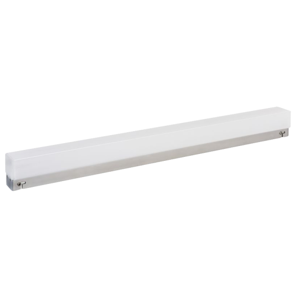 LED Unterbauleuchte, 15W, 1300lm, 76cm, neutralweiß, 2 Steckdosen, inkl. 5 Haken